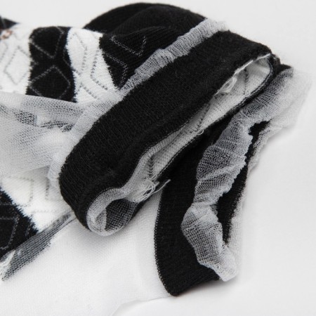 Women's socks glass minku color black, size 36-37 (23 cm)-4