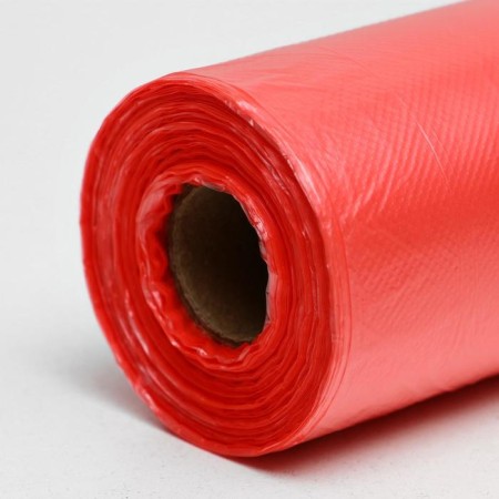 A set of packages of packing, on a sleeve, red, 24 x 37 cm, 8 μm, 400 pcs.-1