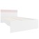 Box for the bed "Alice", 988x554x194 mm, pink color