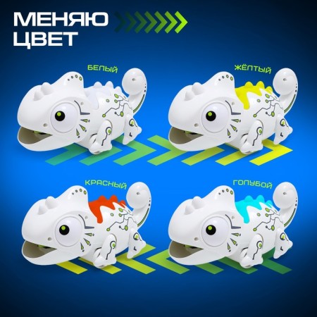 Hameleon robot IQ Bot, on the control panel, interactive: sound, light, batteries-2