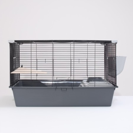 Cage for chinchillas "Pigger" No. 11, Folding, 80 x 50 x 46cm, gray-1