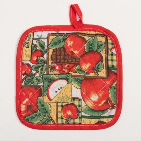 Kitchen set (2 objects) of the “apple tree” shares, a bag 16x16 cm, mittens 25*16 cm, 100% p/e-4