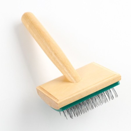 Brush - a three -row wooden packer, base 76 x 56 mm-1