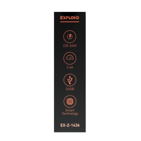 EXPLOYD EX-Z-1436, 2 USB, 2.4 A, MicroUSB cable, black-9