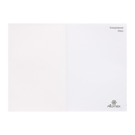 Diary Initiated A5 160 sheets attomex.croco, solid cover of artificial leather with foam rubber, liesse, block 70 g/m2, blue-2