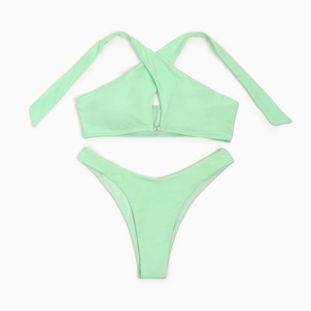 Swimsuit female separate minku menthol color, size 42-4