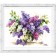 Set for embroidery with a cross "Lilac" 28 x 23 cm