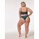 Panties Braziliano Women's Mirey Brasiliano, size 54-56, emerald color