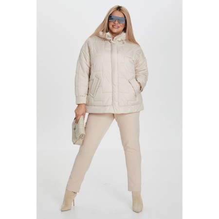 Women's jacket, size 54, milk color-2