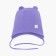 Knitted hat for girls, lilac color/heart, size 50-54