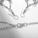 Set 2 items: earrings, necklace "India" Flora and fauna, color black silver, 32 cm