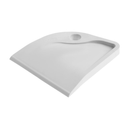 Rubber Tundra Spatula "Parus", white, 80 mm