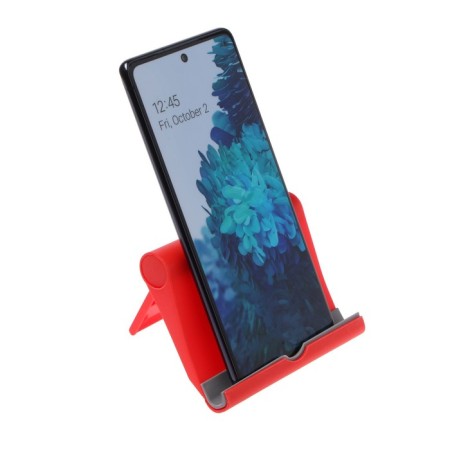 Luazon phone stand, folding, adjustable height, red