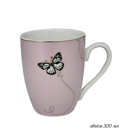 Кружка Lenardi Butterly, фарфор, 300 мл