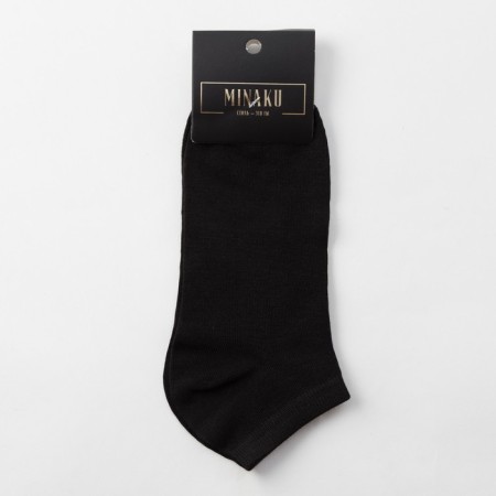 Men's socks shortened minku "bamboo", black color, size 40-41 (27 cm)-2