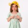 Carnival hat "Autumn bouquet", yellow, p. 52–54 cm