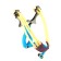 Metal slingshot in the braid, color mix