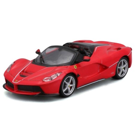 BBURAGO Ferrari Laferrari Aperta, Die-Cast, 1:43 machine, Red color-5