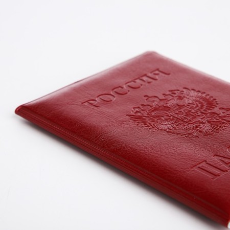 Cover for passport, red color-3