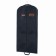Hausmann volumetric clothing cover, with oval PVC and handles window, 60x140x10 cm, black