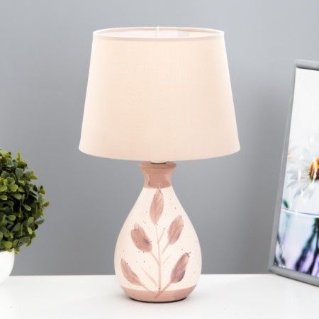 Board lamp "Mena" E14 40W White-beige 20x20x38 cm Risalux