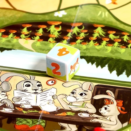 Board game "Carrot Valley", 2-4 players, 5+-9