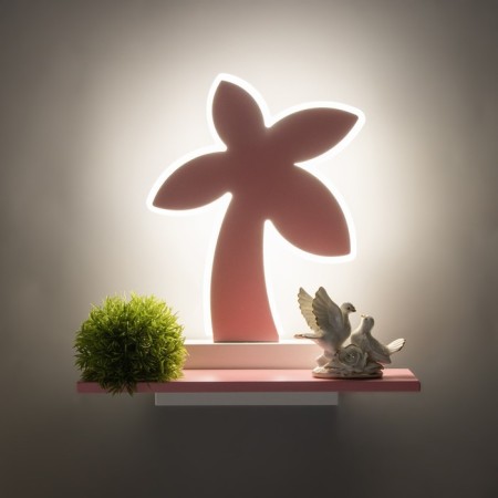 Bra "Palma" LED 18W Pink 35x25x8cm-3