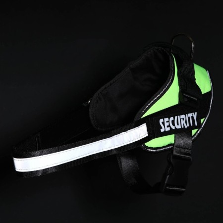 C9 sloping is soft reflective, size m, og 55-65 cm, weight 11-20 kg, green-1