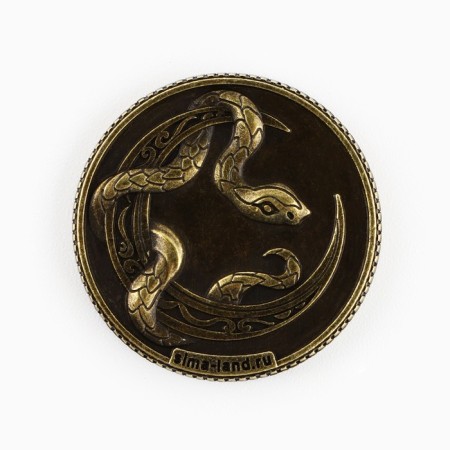 Coin Horoscope 2025 New Year's "Libra" for the New Year, Brass, Diam. 2, 5 cm-3