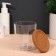 A jar for storing cosmetic accessories "Korely", 8.1 × 8.1 × 10.2 cm, the color is transparent