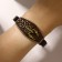 Unisex "Atlant" Scorpio, brown with black gold, 22 cm