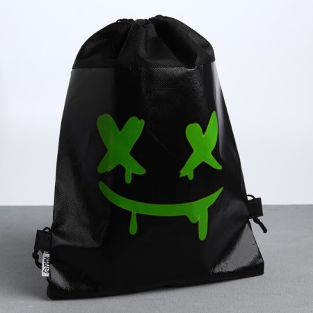 Smile shoe bag polyester, size 30 x 40 cm-1