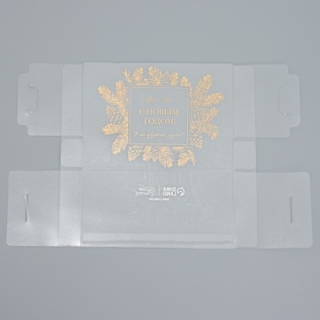 Box for the captake “Believe in the Dream”, gold, 8 x 16 x 11.5 cm, New Year-6
