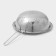 A colander made of stainless steel of a share, 2.2 l, d = 22 cm, thickness 0.3 mm, a long handle