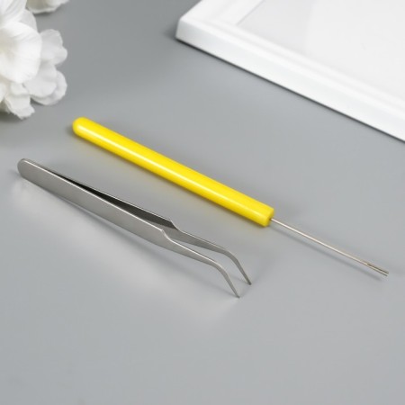 A set of quilling tools (170 half..0.0.5 cm, glue, needles, ruler, tweezers, in.D./sq.) 21x30cm-11