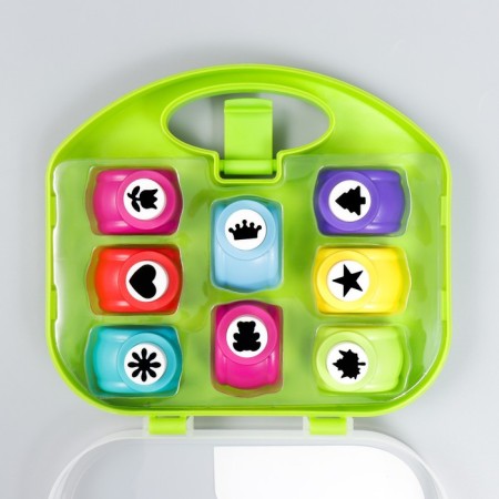 Set of curly holes in the chest, 8 pcs mix-10