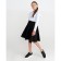 School blouse for a girl, white color, height 122 cm