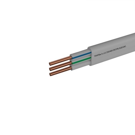 The wire "Master of the current" PunPBM, section 3x2.5 mm2, 50 m, white-1