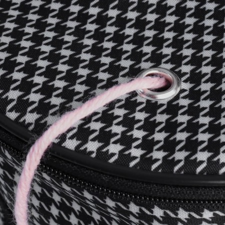 Folloer Bag "Goose Feat", 2 gross, d = 21 cm, 23 cm, black/white cet-2