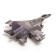 Metal fighter "air forces", inertial, light and sound effects, brown color