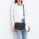 Richet bag on a magnet, outer pocket, long belt, green color