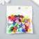 Beads for creativity Plastic "Smiley on the Flower" Bright set 20 grams 0.6x1x1 cm