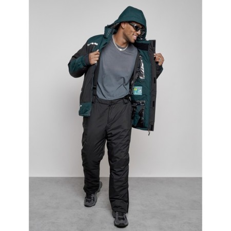 Male ski suit, size 54, black color-13