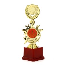 Кубок 192, 1 место, наградная фигура, золото, подставка пластик, 23 х 9 х 7.5 см