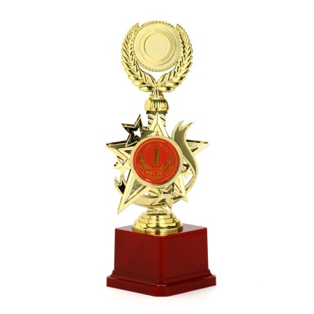 Cup 192, 1st place, award figure, gold, plastic stand, 23 x 9 x 7.5 cm