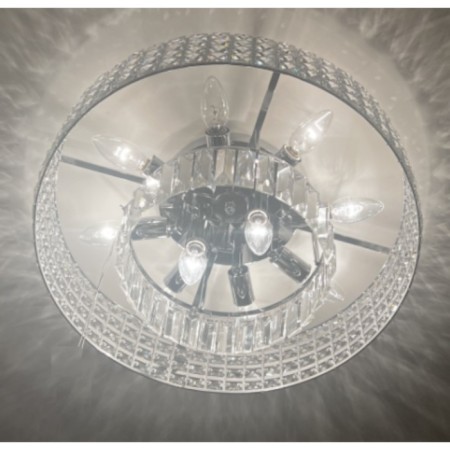 Crystal chandelier Gerhort G22023/13CR+CL, 13x40W, E14, 22x59x59 cm, Color transparent-1