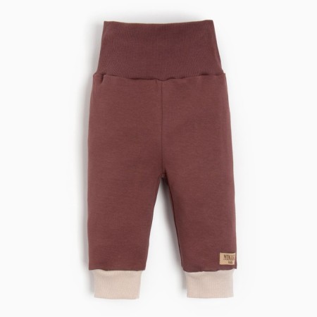 Kidsa (sweatshirt, trousers) minku, beige/brown color, height 62-68 cm-7