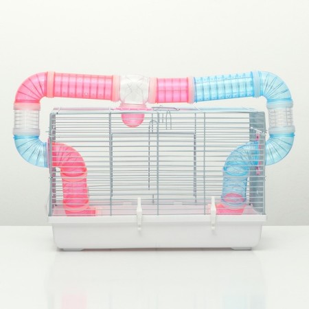 Cell for rodents with tunnel, 47 x 30 x 30, cm, white-8
