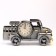 Clock - alarm clock "truck", discrete move, d -6.5 cm, 11 x 22.5 cm, aa