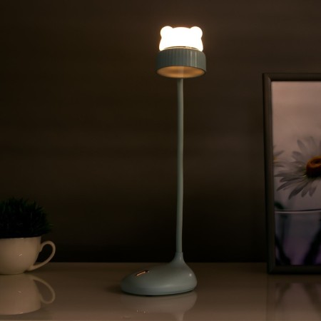 Sensory table lamp 16753/1 LED 2W 6000K USB AKB Blue 9x11x38 cm Risalux-4